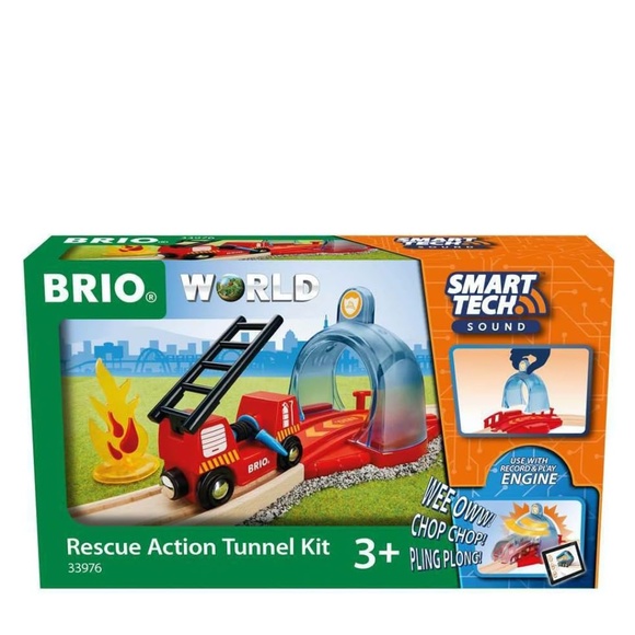 Brio 33976 SmartTech Sound Rescue Action Tunnel Kit - Picture 1 of 8